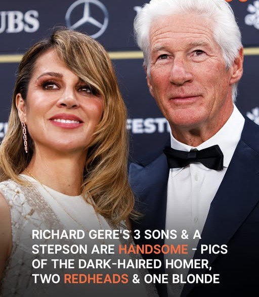 Pics of Richard Gere’s Three Sons — His Dark-Haired Eldest and Two Younger Redheads