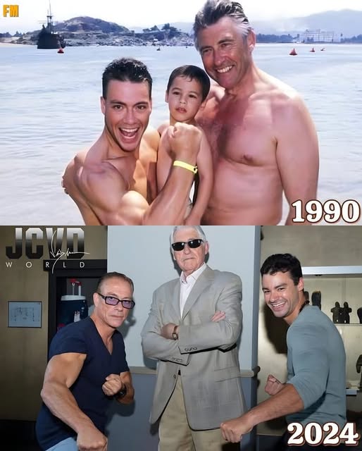 Who are Van Damme’s three children who have no relationship with their father but are also actors?