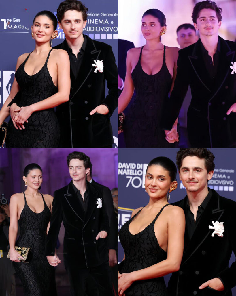 Timothée Chalamet and Kylie Jenner Turn Heads at Their Red Carpet Debut at the 70th David di Donatello Ceremony