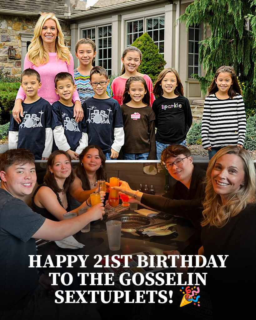 Kate Gosselin shares rare photos of sextuplets on their 21st birthday — with two of them absent