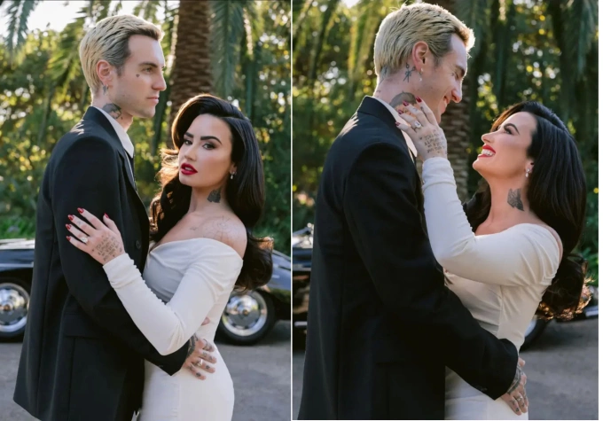 Demi Lovato’s wedding in California