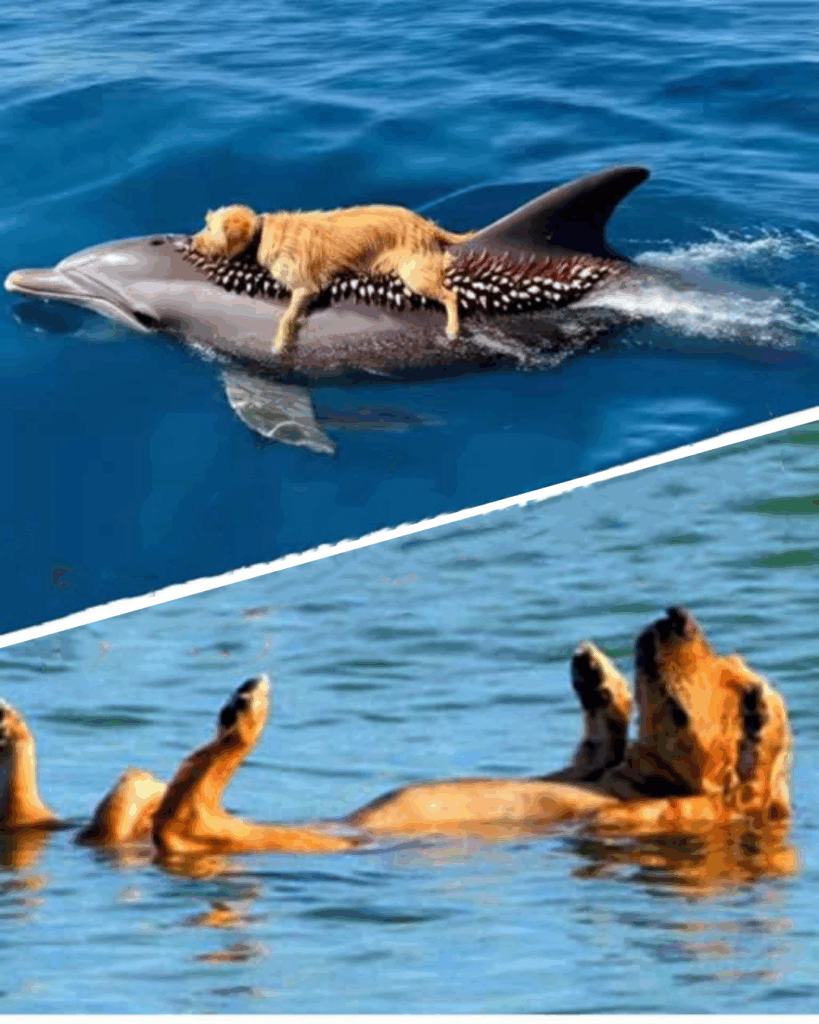 A Terrified Pup and the Dolphins Who Saved Him…